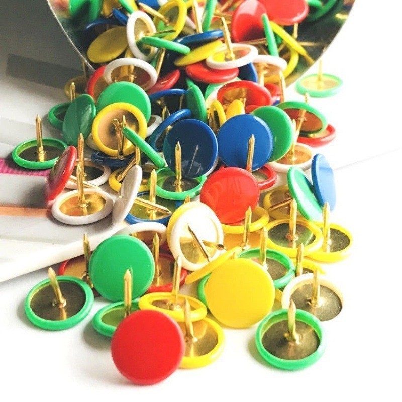 130 Stück runde Reißzwecken in – Head Pin Assorted Bewertung und Preis