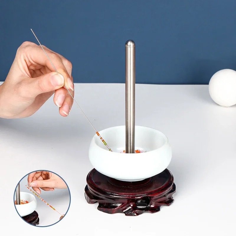 3 Stück gebogene Perlennadeln, – Beading Needle Fine Bewertung und Preis