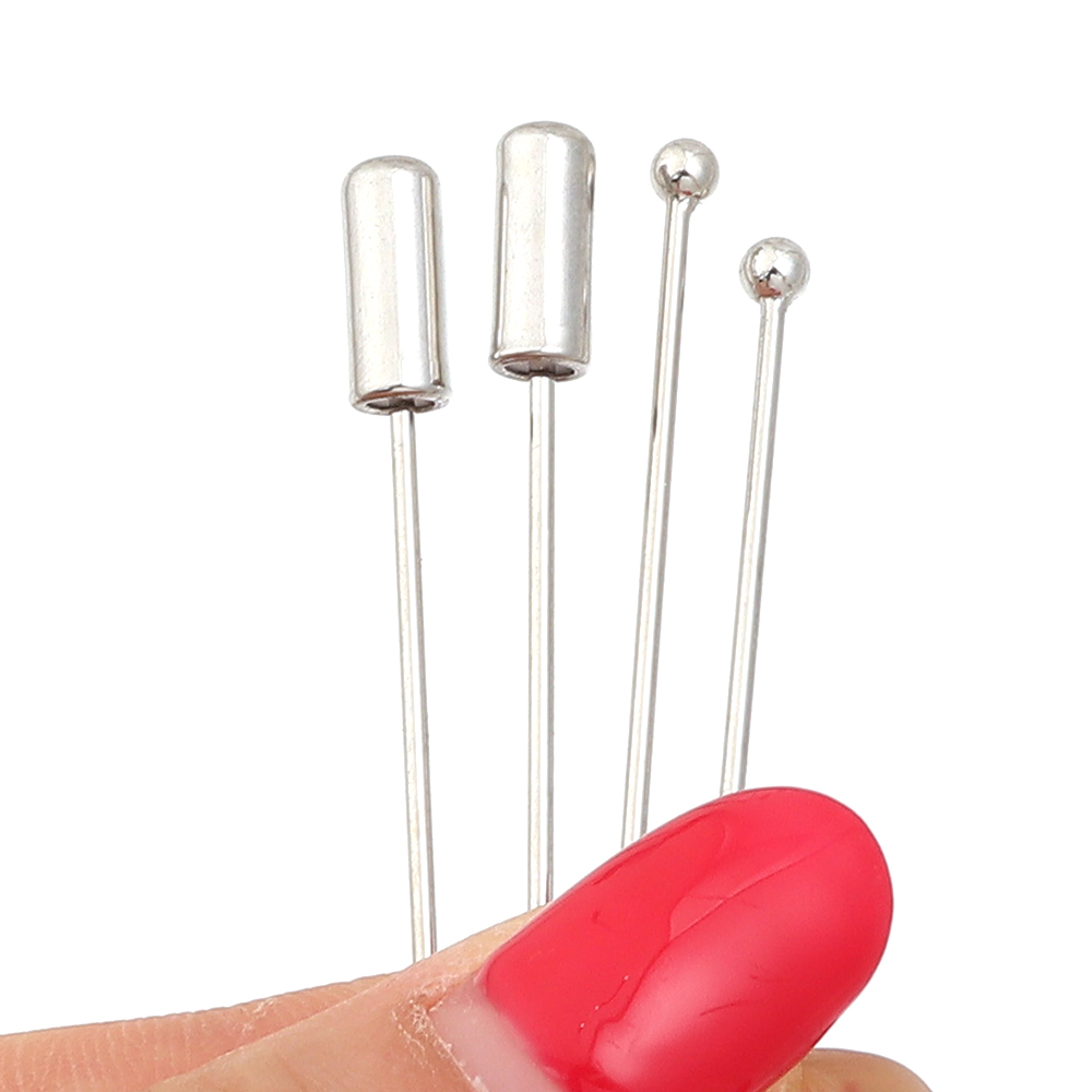 10 Stück/Set 60/90cm Rhodiumfa – Jewelry Making Head Pins Bewertung und Preis