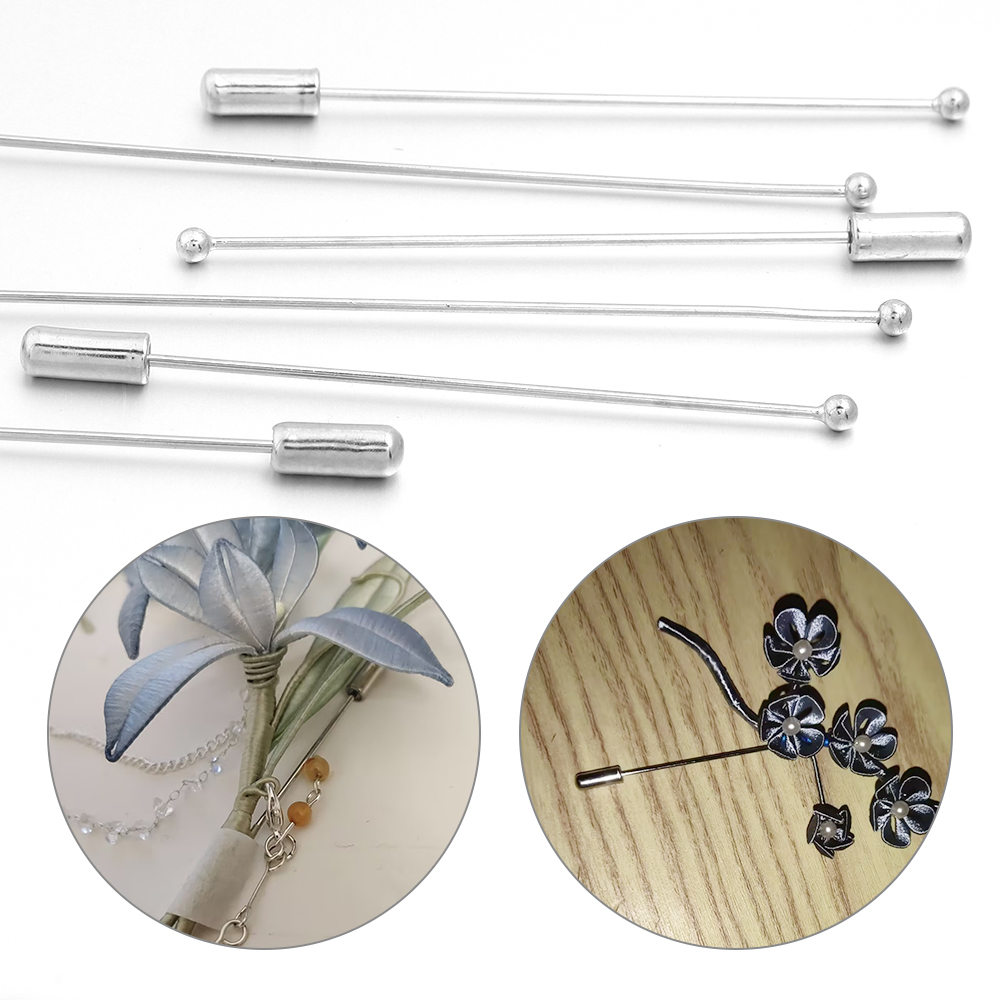 10 Stück/Set 60/90cm Rhodiumfa – Jewelry Making Head Pins Bewertung und Preis