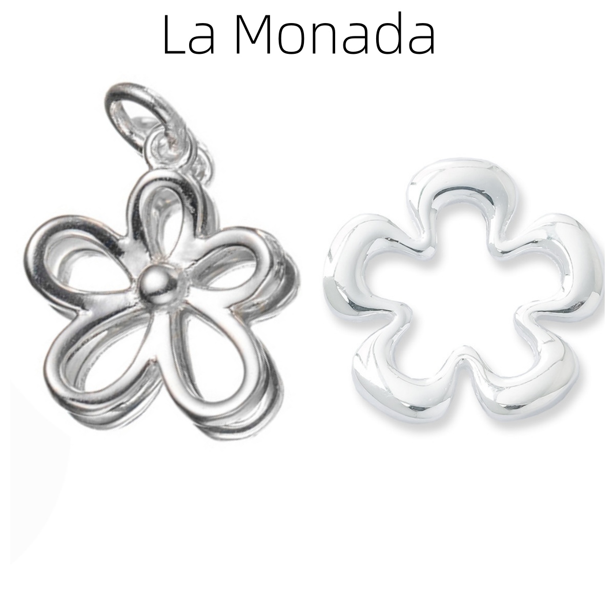 925 Sterling Silber Hohlblumen – Jewelry Making In La Bewertung und Preis