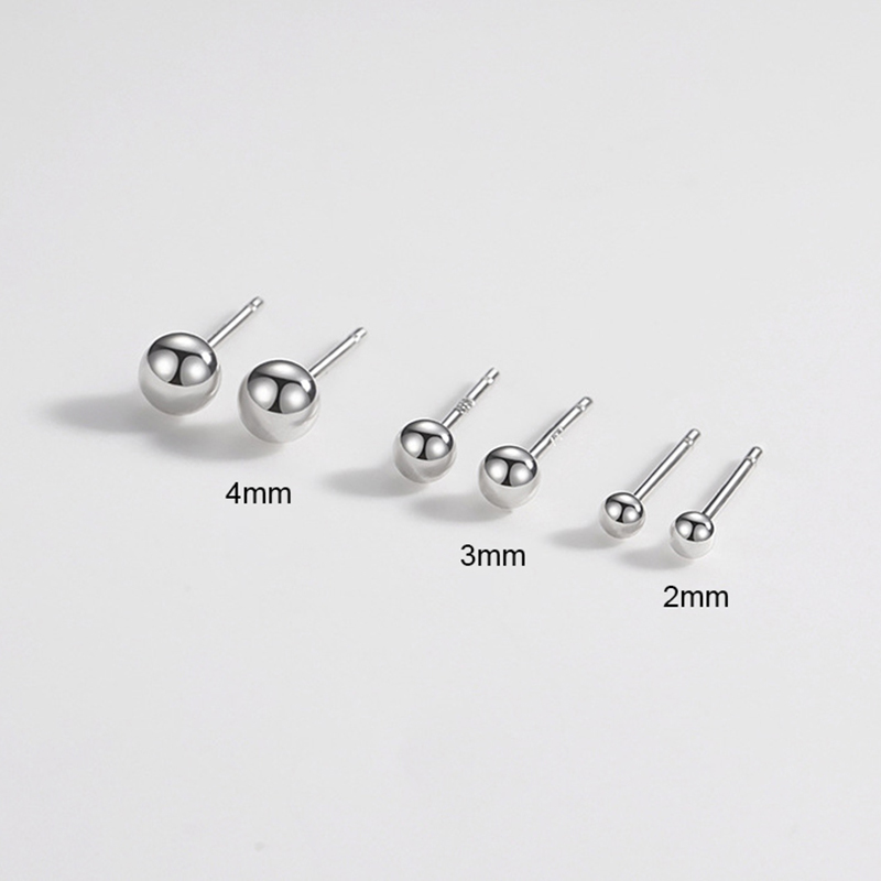 925 Silber Ohrstecker Unisex M – Beading Needle Fine Bewertung und Preis