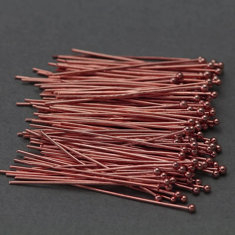 14K Roségold gefüllte Kugelkop – Jewelry Making Head Pins Bewertung und Preis
