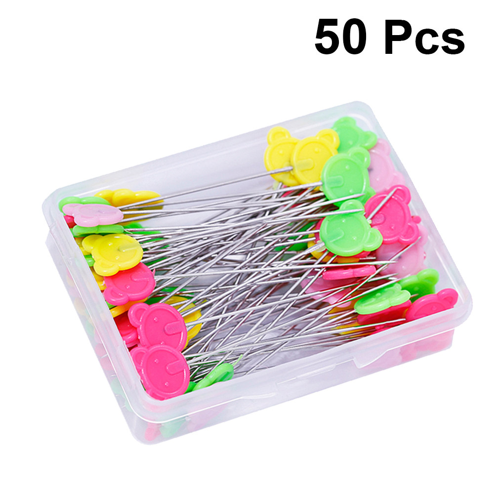 50 Stück Sortierte Farbige Fla – Head Pin Assorted Bewertung und Preis