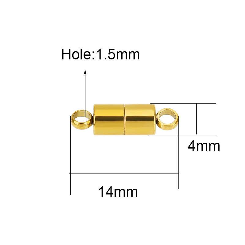 2 Stück 14 mm Edelstahl-Halske – Jewelry Making Materials Bewertung und Preis