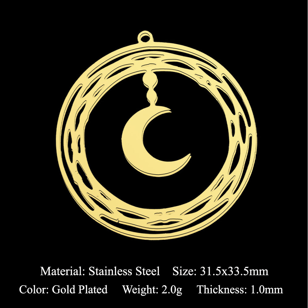 5 teile/los Edelstahl Mond Cha – Jewelry Making In La Bewertung und Preis